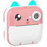Nidage Şipşak Mini Full HD Kopmakt Çocuk Dijital Fotoğraf Makinesi Pembe