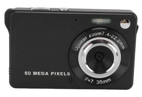 Tonysa Full HD 50 MP Kompakt Dijital Fotoğraf Makinesi Siyah