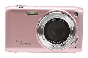 Vrupin 4K Kopmakt Dijital Fotoğraf Makinesi Pembe