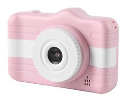 Tuomeng Mini Full HD 3.5inch Kompakt Çocuk Dijital Fotoğraf Makinesi Pembe