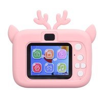 Huairdum Mini Full HD 1080p Kompakt Çocuk Dijital Fotoğraf Makinesi Pembe