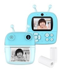 Vkemall 2.4 inç Mini Full HD Kompakt Çocuk Dijital Fotoğraf Makinesi Mavi