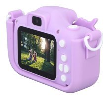 Fockety Full HD Kopmakt Çocuk Dijital Fotoğraf Makinesi Mor