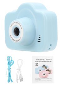 Jectse Mini Full HD Kompakt Çocuk Dijital Fotoğraf Makinesi Mavi