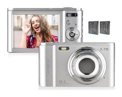 Andoer Full HD Kopmakt Dijital Fotoğraf Makinesi Gümüş