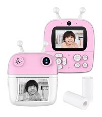 Vkemall 2.4 inç Mini Full HD Kompakt Çocuk Dijital Fotoğraf Makinesi Pembe