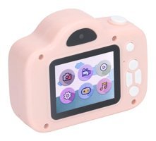 Shanrya Full HD Kopmakt Çocuk Dijital Fotoğraf Makinesi Toz Pembe