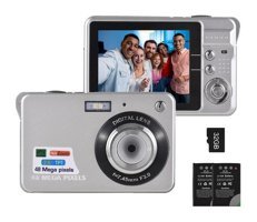 Andoer 2.8 inç 4K Kopmakt Dijital Fotoğraf Makinesi Gümüş-Siyah