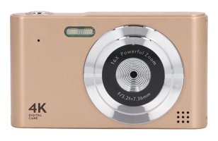 Vbestlife Full HD Kopmakt Dijital Fotoğraf Makinesi Kahverengi