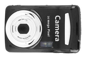 Ashata Mini Full HD 16 MP Kompakt Dijital Fotoğraf Makinesi Siyah