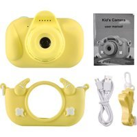 Fairy Mini Full HD 12 MP Kompakt Çocuk Dijital Fotoğraf Makinesi Sarı