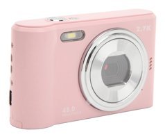 Ciciglow Full HD Kompakt Dijital Fotoğraf Makinesi Pembe Gümüş