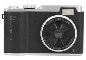 Topiky Full HD 48 MP Kompakt Dijital Fotoğraf Makinesi Siyah