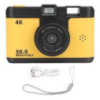 Yctze Full HD 50 MP Kompakt Dijital Fotoğraf Makinesi Sarı