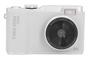 Topiky Full HD 48 MP Kompakt Dijital Fotoğraf Makinesi Beyaz