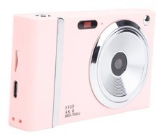 Goshyda Full HD 48 MP Kompakt Dijital Fotoğraf Makinesi Pembe