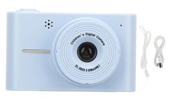 Cryfokt Full HD Kopmakt Çocuk Dijital Fotoğraf Makinesi Mavi
