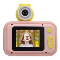 Bewinner Full HD Kopmakt Çocuk Dijital Fotoğraf Makinesi Pembe-Sarı