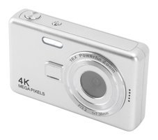 Topiky Full HD 12 MP Kompakt Dijital Fotoğraf Makinesi Gümüş