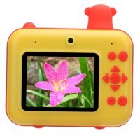 Ccylez Full HD Kopmakt Dijital Fotoğraf Makinesi Sarı-Turuncu