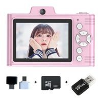 Tuomeng 2.8 inç Full HD Kompakt Dijital Fotoğraf Makinesi Pembe