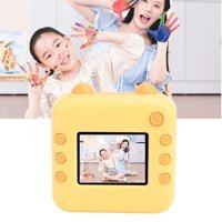 Bewinner Mini Full HD 48 MP Kompakt Çocuk Dijital Fotoğraf Makinesi Sarı