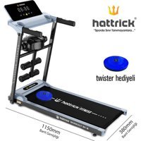 Hattrick Workout W1 M Motorlu Koşu Bandı Beyaz - Siyah