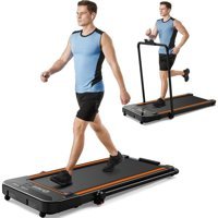 Urevo 2in1 120 kg Kapasiteli Motorlu Katlanabilir Koşu-Yürüyüş Bandı Siyah