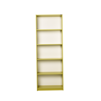 Adore Mobilya Modern 5 Bölmeli 5 Raflı Ahşap 64x182x26 cm Yeşil Kitaplık