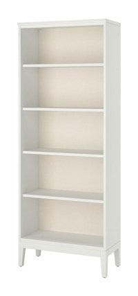 IKEA Modern 5 Bölmeli 5 Raflı Beyaz Kitaplık