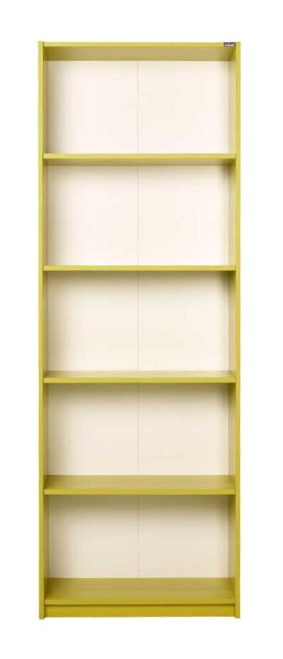 Adore Mobilya Max 5 Bölmeli 5 Raflı Ahşap 58x170x23 cm Yeşil Kitaplık