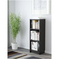 IKEA Bily 3 Bölmeli 3 Raflı Suntalam 40x28x106 cm Kahverengi-Meşe Kitaplık