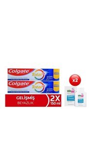 Colgate Gelişmiş Beyazlık Naneli Florürlü Diş Macunu 2x150 ml