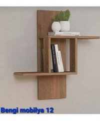 Bengi Mobilya B12 3 Bölmeli 3 Raflı Suntalam 190x130x30 cm Tori Kitaplık