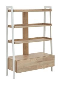 Kelebek Cossohome Office 3 Bölmeli 3 Raflı Suntalam 150x100x45 cm Tori Kitaplık