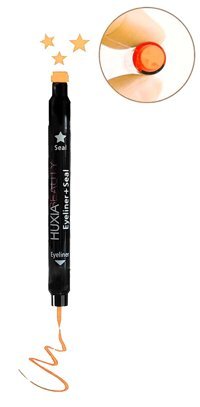 New Obsessions Yıldız Desenli Çift Taraflı Suya Dayanıklı Mat Neon Sarı Kalıcı İnce-Kalın Uçlu Keçe Kalem Eyeliner