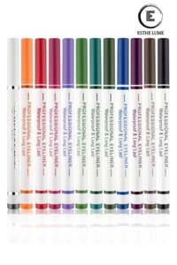 E Esthe Lume Suya Dayanıklı Mat Neon Çok Renkli Kalıcı İnce Uçlu Keçe Kalem Eyeliner Seti