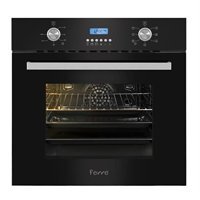 Ferre 7002 S BE6 40 lt A Enerji Sınıfı Analog Ocaksız Yarım Boy Ankastre Fırın Siyah