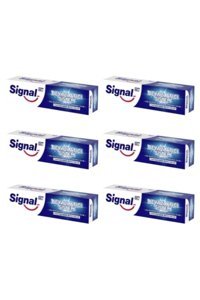 Signal Beyazlatıcı Sistem Naneli Florürlü Diş Macunu 6x50 ml