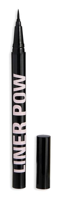 Revolution Pow Liquid Suya Dayanıklı Mat Siyah Kalıcı İnce Uçlu Keçe Likit Eyeliner