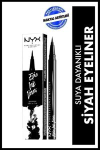 Nyx Epic Ink Liner Suya Dayanıklı Mat Siyah Kalıcı İnce Uçlu Keçe Kalem Eyeliner