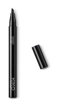 Kiko Milano Winged Eyeliner Suya Dayanıklı Mat Siyah Kalıcı Kalın Uçlu Keçe Kalem Eyeliner