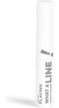 Inglot Playınn What A Lıne Suya Dayanıklı Mat Pastel Gri Kalıcı İnce Uçlu Fırça Likit Eyeliner