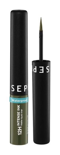 Sephora Mat Ve Yoğun Etkili Suya Dayanıklı Mat Pastel Yeşil Kalıcı İnce Uçlu Fırça Likit Eyeliner