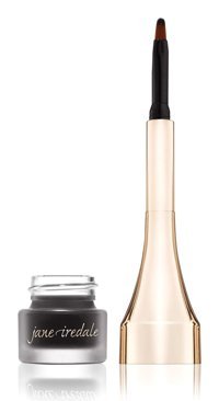 Jane Iredale Mystikol Powdered Suya Dayanıklı Mat Siyah Kalıcı Kalın Uçlu Fırça Jel Eyeliner