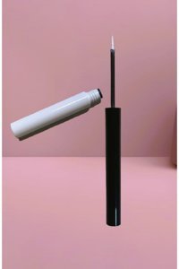 Monicatime İnce Uçlu Suya Dayanıklı Mat Pastel Beyaz Kalıcı İnce Uçlu Fırça Kalem Eyeliner