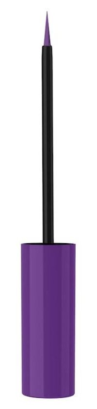 Golden Rose Colered Eyeliner 107 Suya Dayanıklı Mat Neon Mor Kalıcı İnce Uçlu Fırça Likit Eyeliner