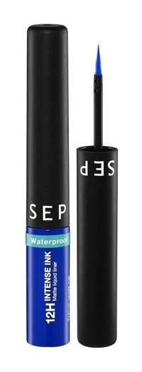 Sephora Mat Ve Yoğun Etkili Suya Dayanıklı Mat Mavi Kalıcı İnce Uçlu Fırça Likit Eyeliner