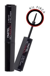 Pastel Liquid Eyeliner 01 Suya Dayanıklı Mat Pastel Siyah Kalıcı İnce Uçlu Fırça Likit Eyeliner