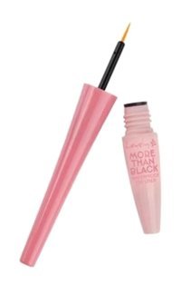 Lovely Pink Army More Than Black Suya Dayanıklı Mat Siyah Kalıcı İnce Uçlu Fırça Likit Eyeliner